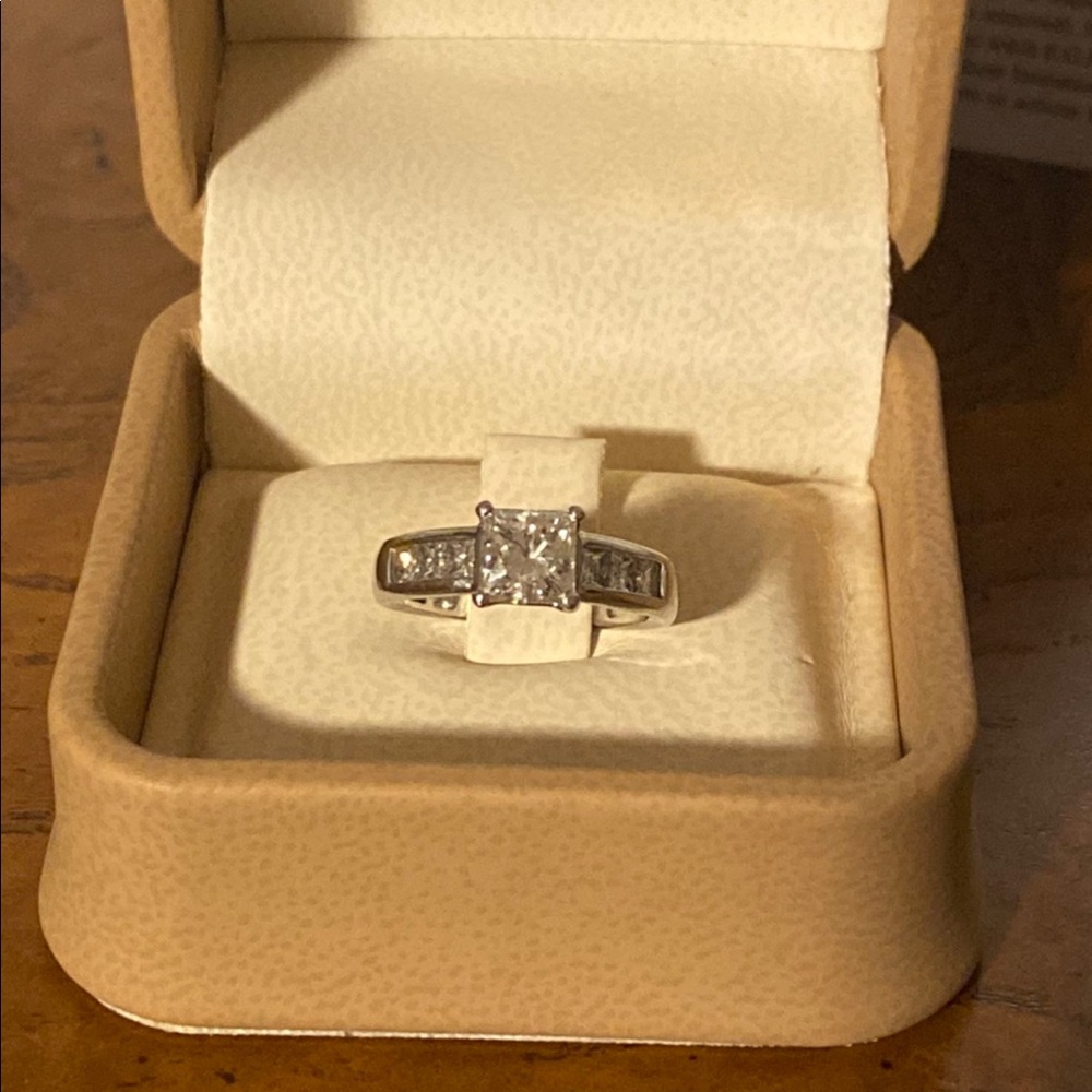 Platinum Princess Engagement Ring